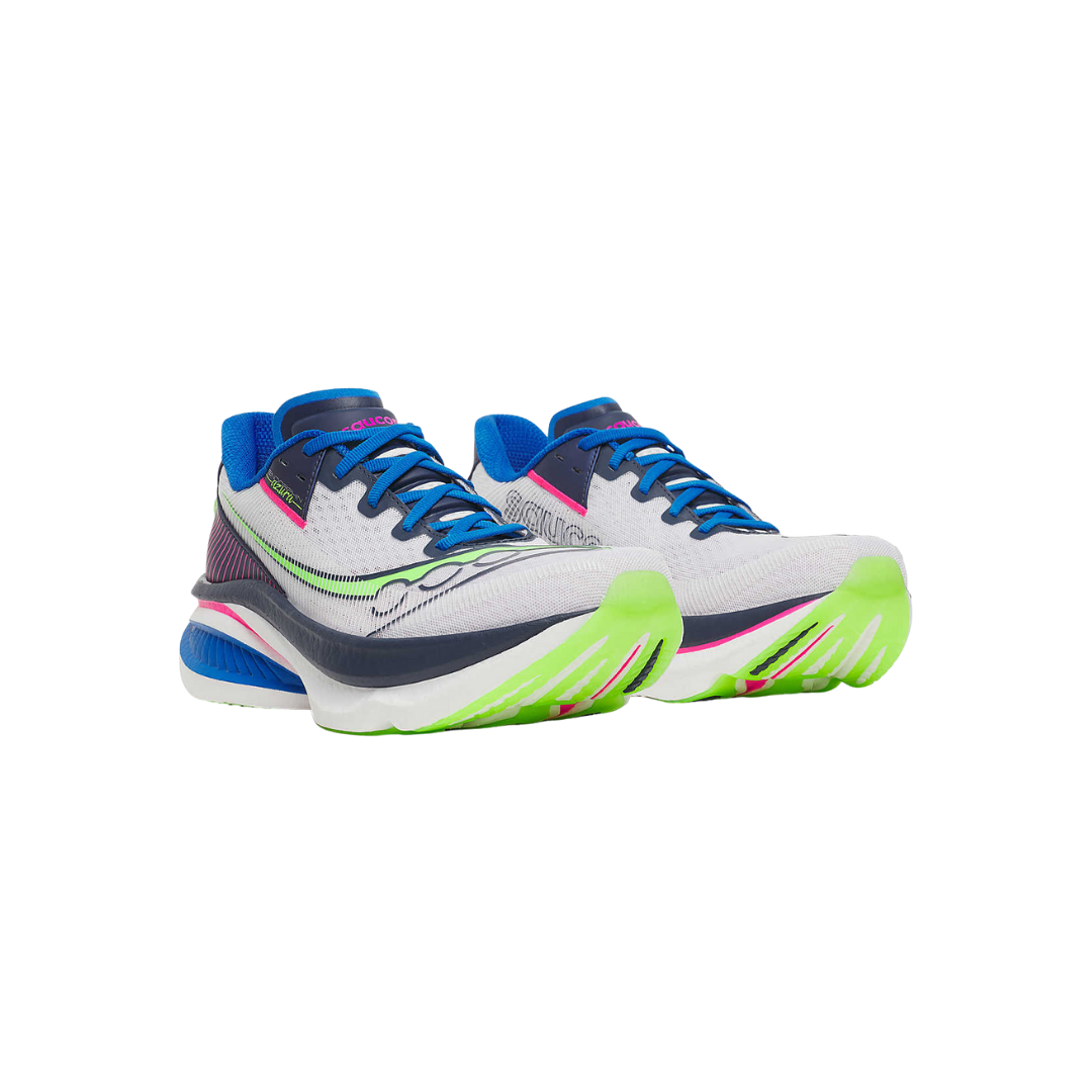 Saucony Endorphin Azura Men's Shoes - White/Navy running shoes – view 2
