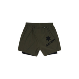 Saysky 2 in 1 Pace Shorts 5'' - Green