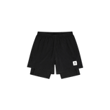 SAYSKY Pace 2 in 1 Shorts 5'' - Black