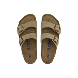 Birkenstock Arizona Soft Footbed Suede Leather - Taupe