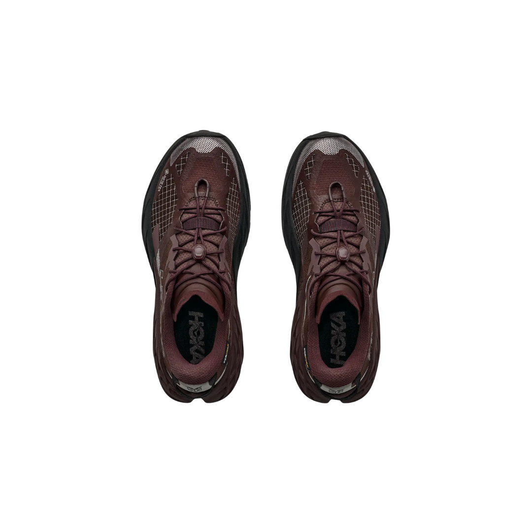HOKA W Speedgoat 7 GTX trail shoes in Deep Mauve Black with GORE-TEX® protection