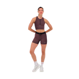 Bandit Striped Cadence 5" Compression Short Black / Mauve