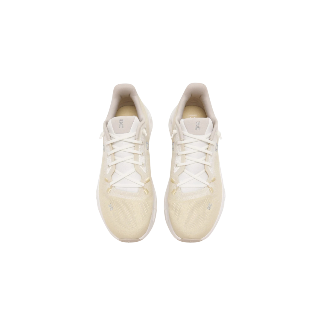 On Running Cloudsurfer 3 W in White/Bran with cushioned CloudTec Phase® sole and mesh upper