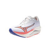 Mizuno Wave Rebellion Flash 3 W in White | Strik.Coral | Iris Bloom