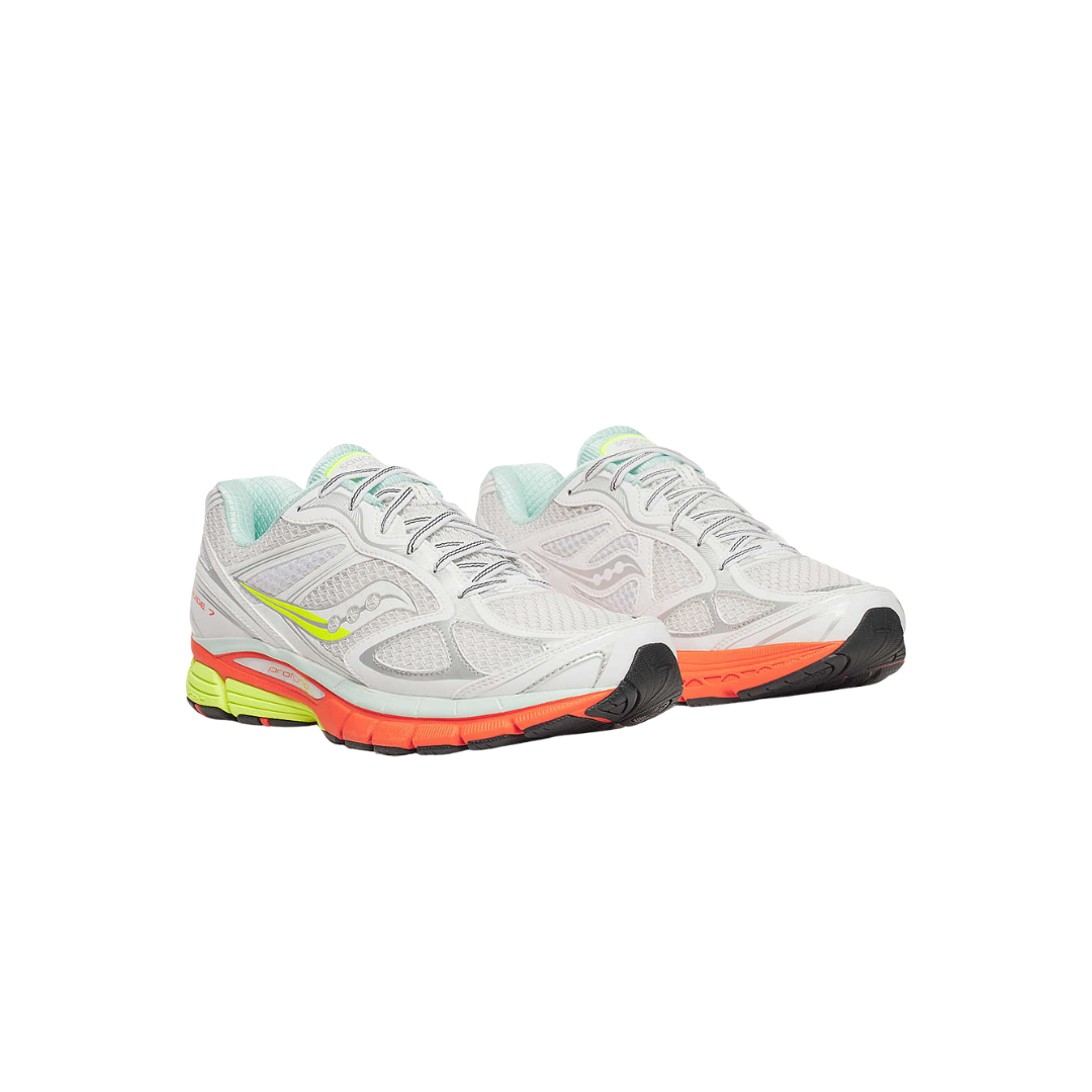 Saucony Progrid Guide 7 - White/Multi running shoes – view 2
