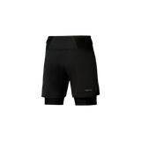 Mizuno Trail Multipocket 2-in-1 Short – Black