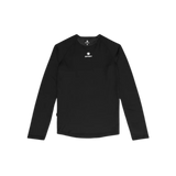 SAYSKY Mesh Base Layer Long Sleeve in Black with lightweight breathable mesh construction