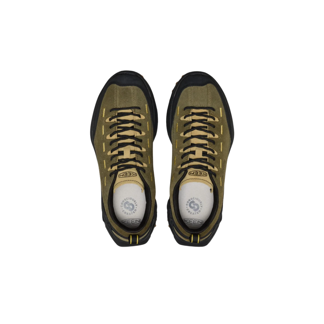 KEEN Men's Jasper Zionic Sneakers in Dark Olive and Khaki