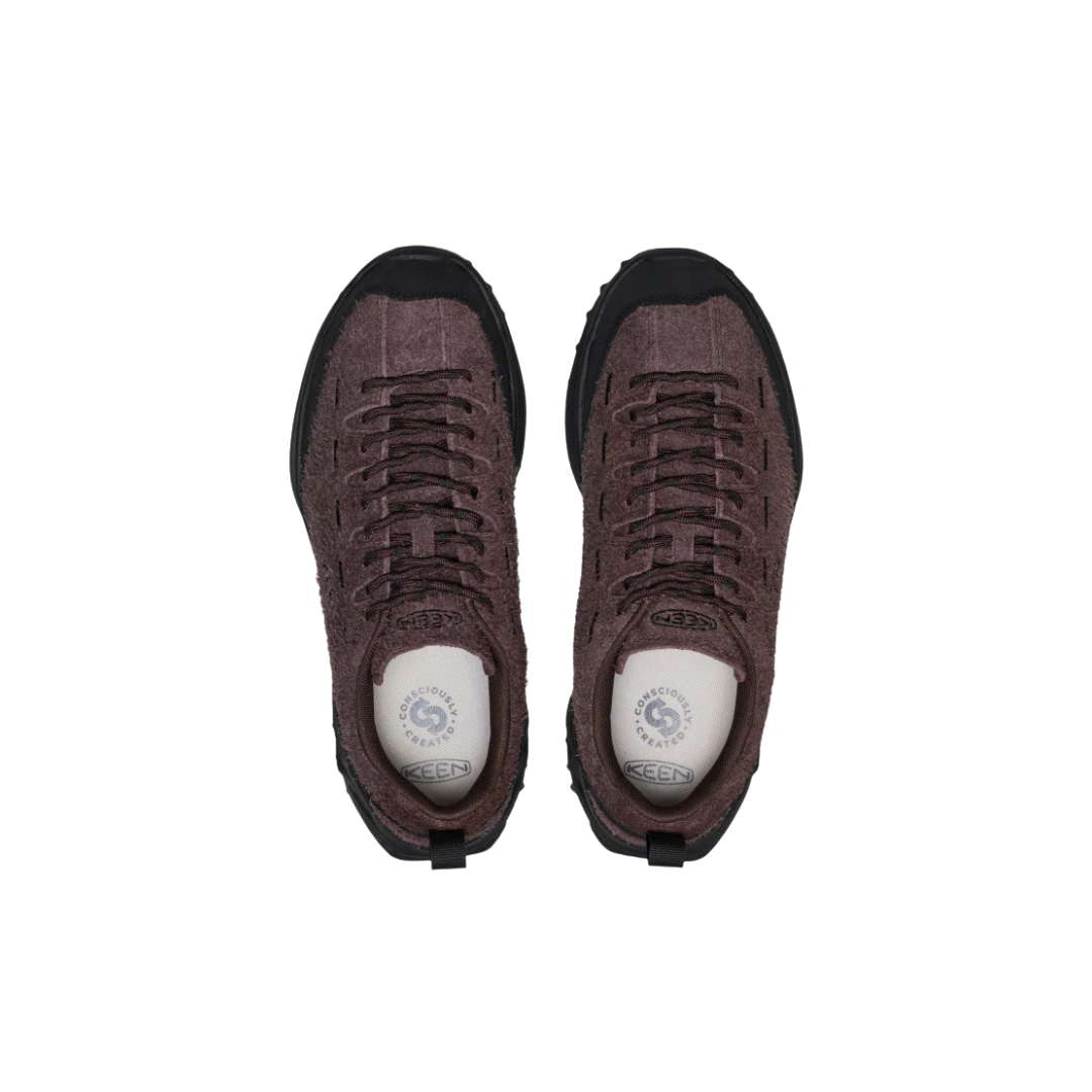 KEEN Men's Jasper Zionic Sneakers in Java and Black Suede