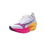 Mizuno Wave Rebellion Pro 3 in White | Pink Tetra | Tang Orange