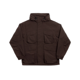 Snow Peak Nylon Double Rip Jacket - Dark Brown