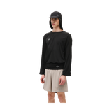 Optimistic Runners Sun Flap Cap - Black