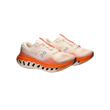 On Running Cloudsurfer 3 W in Moonstone/Flame with Surreal™ cushioning and warp-knit upper