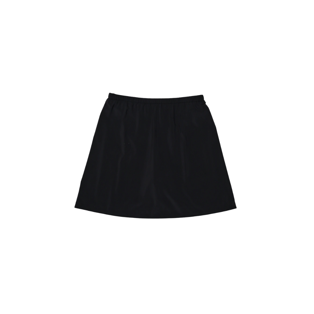 Optimistic Runners OR Skirt in Black with integrated inner tights and contrast hem trim