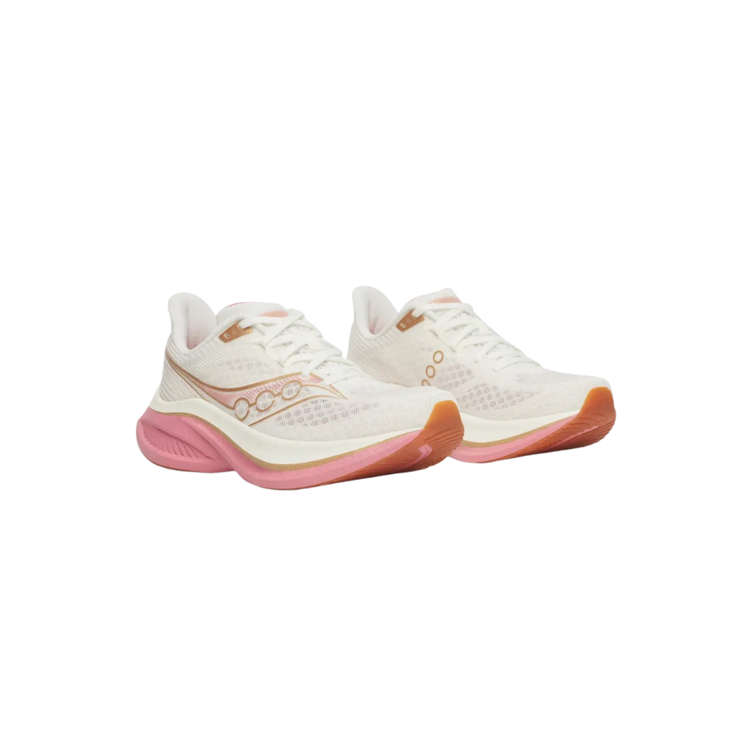 Saucony Endorphin Speed 5 - Ivory / Mauve running shoes – view 2