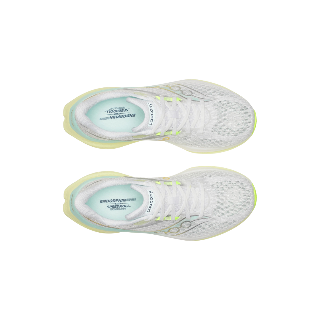 Saucony Endorphin Speed 5 - White / Tender running shoes – view 2