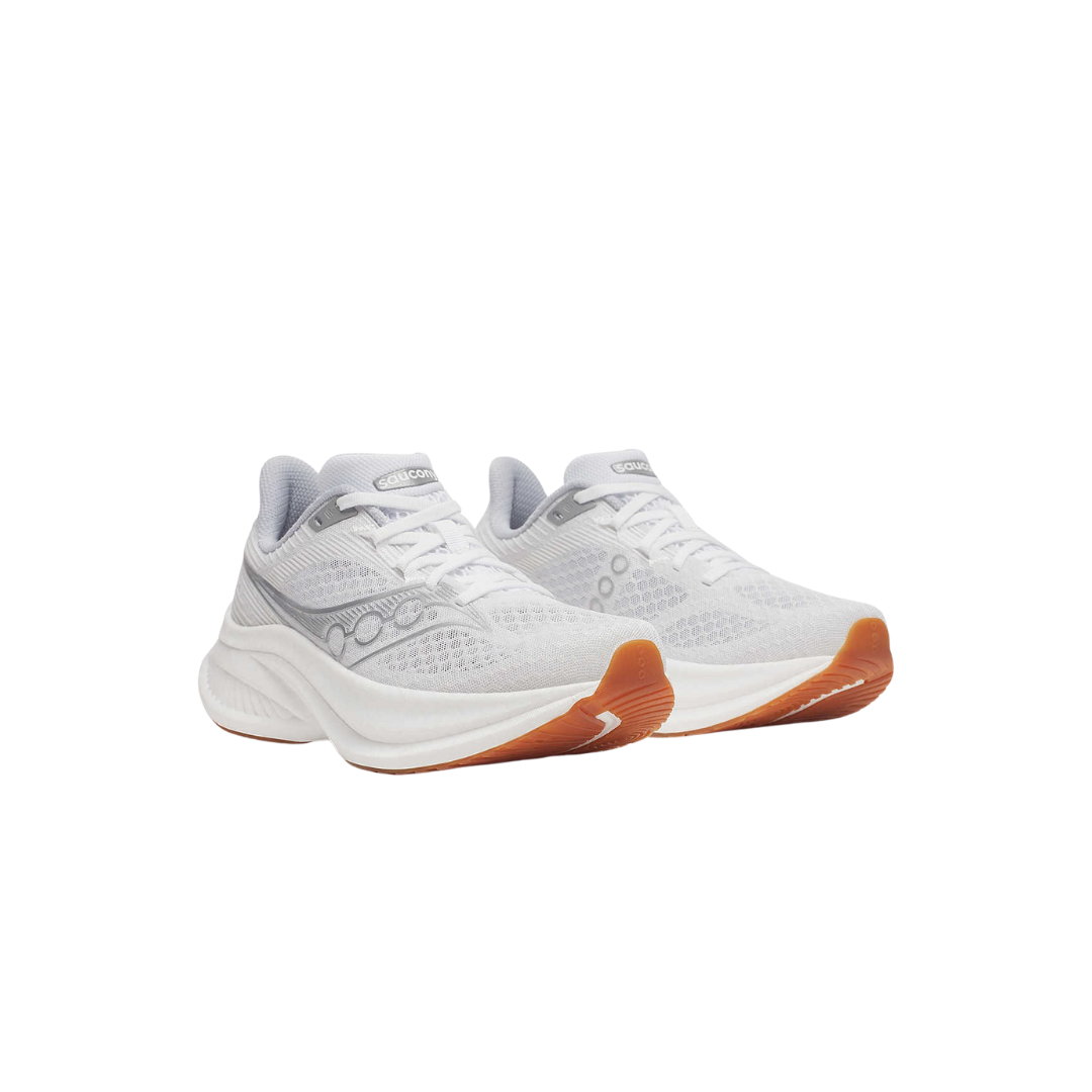 Saucony Endorphin Speed 5 W in White | Gum running shoes – view 2