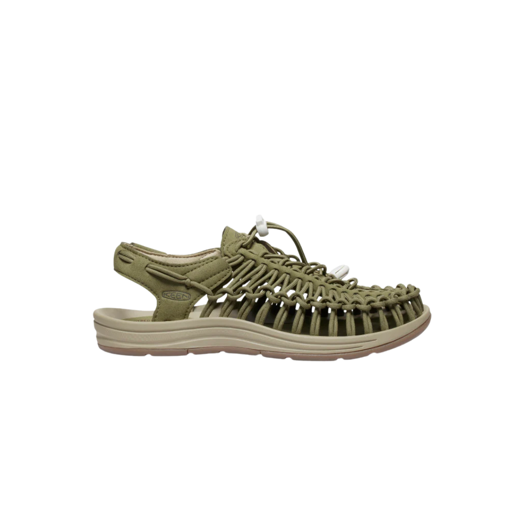 KEEN Women's UNEEK Sneakers in Martini Olive and Safari