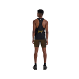 Bandit M Drift Racing Singlet with Engineered Perf WITH Graphene Black + Gold