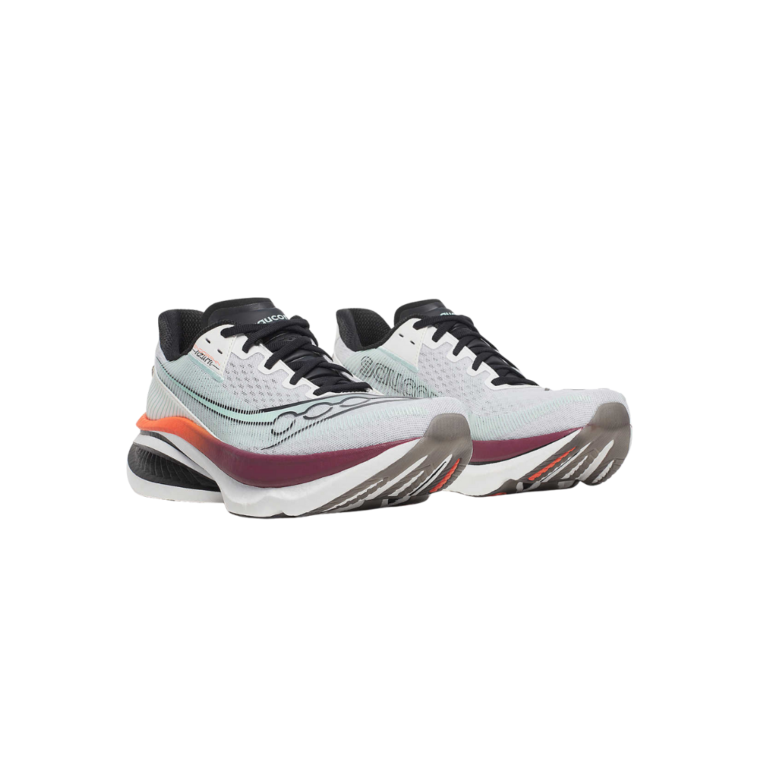 Saucony Endorphin Azura Men's Shoes - White/Crimson running shoes – view 2