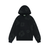 Denim Tears Cotton Wreath Hoodie Black Monochrome