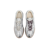 ALOHAS Tb.490 Shimmer Recycled Silver Cream Leather Sneakers