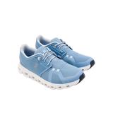 On Running Cloud 6 Women Chambray | White