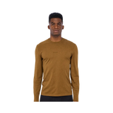 Bandit Seamless Men’s Wool LS Crewneck Top – Antique Brass