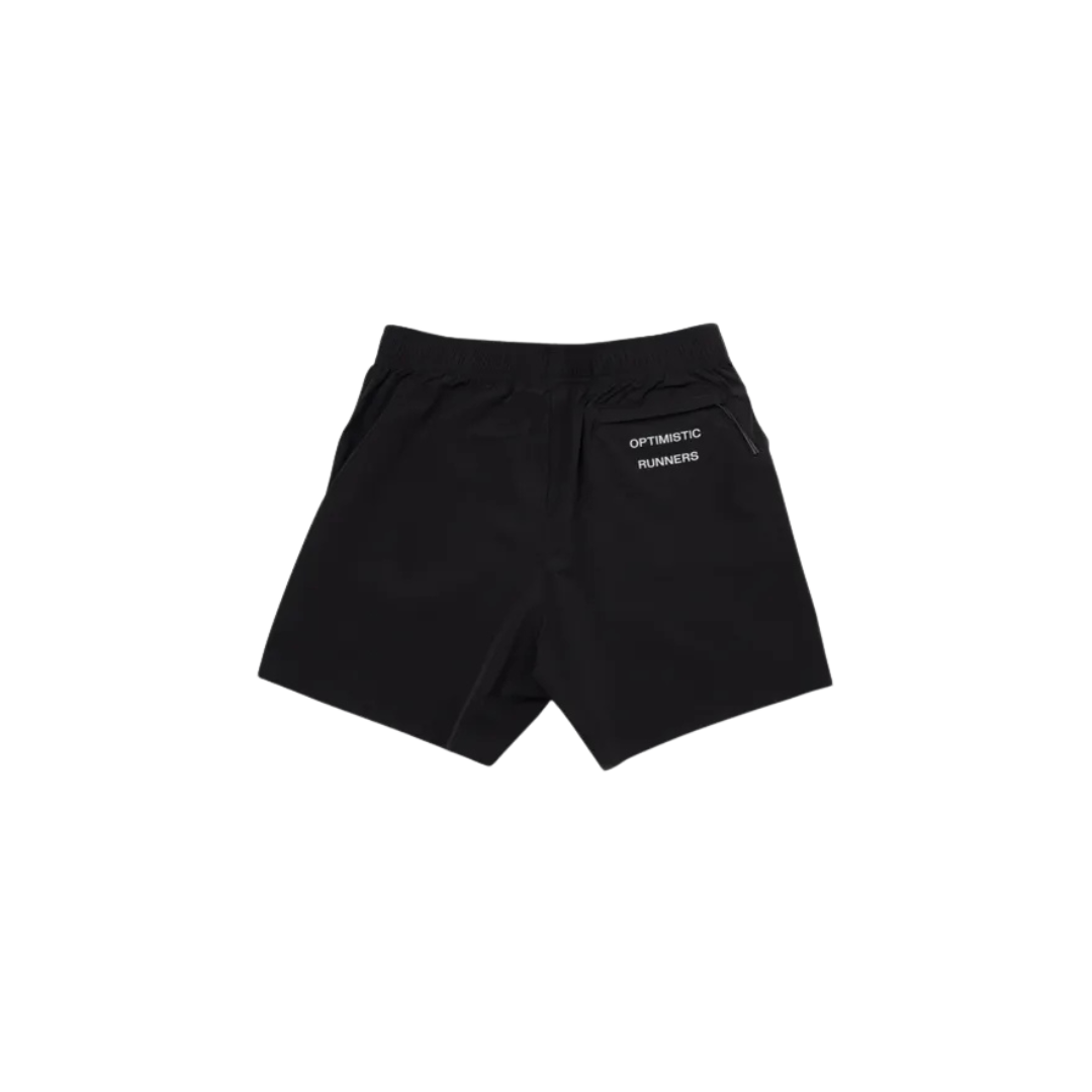 Optimistic Runners Loose Running Shorts in Black