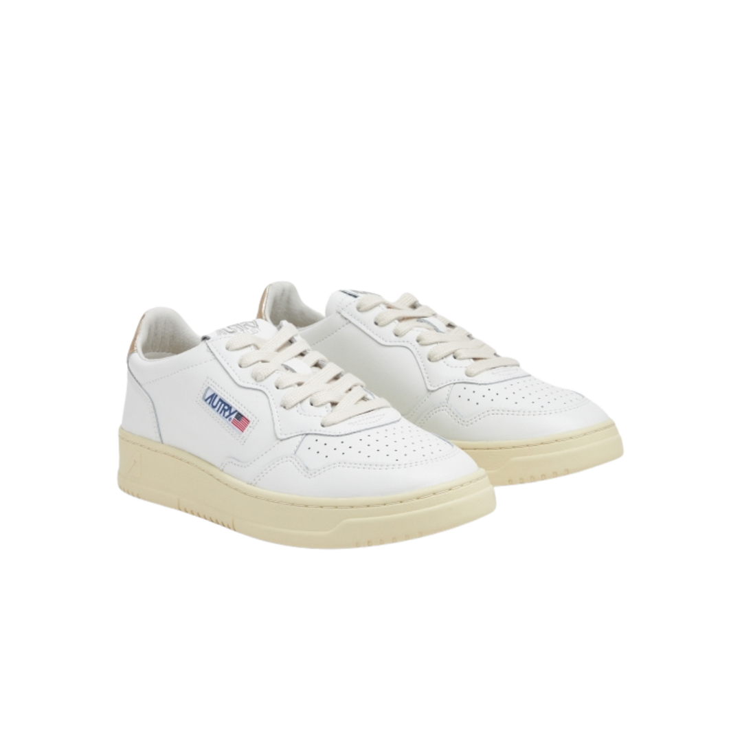 Autry Medalist Low Women - Leat/Leat Wht/Gold sneakers – view 2