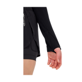 Bandit W Seamless Crop LS Tee Black