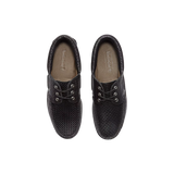 Timberland Authentic 3-Eye Lug Handsewn Boat Shoe for Men in - Black