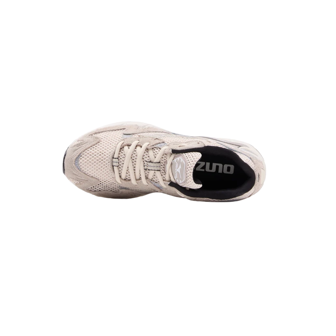 Mizuno Wave Rider 10 sneakers in Beige with retro running-inspired design