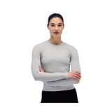 Bandit Seamless Women's LS Crew Neck top Gradient Ash