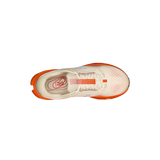On Running Cloudsurfer 3 W in Moonstone/Flame with Surreal™ cushioning and warp-knit upper