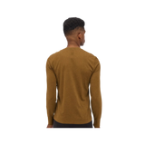 Bandit Seamless Men’s Wool LS Crewneck Top – Antique Brass