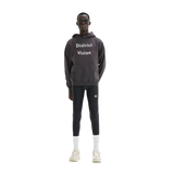 District Vision California Cotton Hoodie - Black/Wordmark