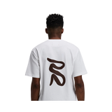 Bandit Unisex Cotton Tee - Painted Current - White