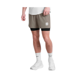 SAYSKY Pace 2 in 1 Shorts 5'' - Taupe