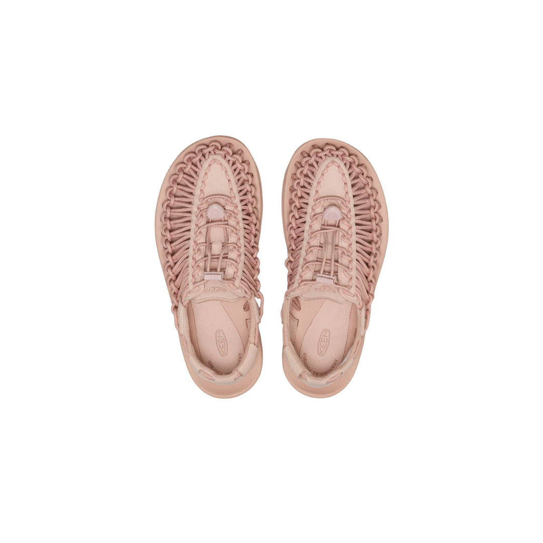 KEEN Women's UNEEK Sneakers in Cameo Rose with Two-Cord Design