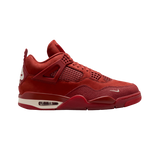 Air Jordan 4 Retro OG SP Nigel Sylvester Brick by Brick – limited-edition high-top sneakers in sail and fire red colorway, designed by pro BMX rider Nigel Sylvester, premium leather and suede upper, brick-textured TPU accents, visible Air-Sole cushioning, OG Jordan 4 silhouette with lifestyle performance crossover