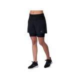 Mizuno Trail Multipocket 2-in-1 Short – Black