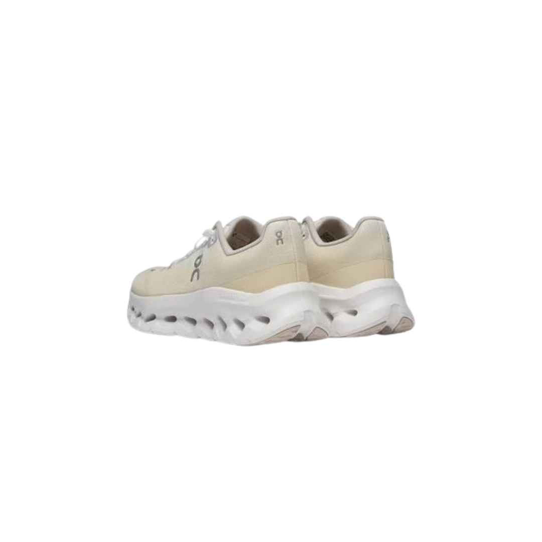 On Running Cloudsurfer 3 W in White/Bran with cushioned CloudTec Phase® sole and mesh upper