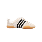 Adidas Ballerina Bad Bunny Off White Black Gum – limited edition unisex low-top sneakers featuring off-white leather upper with black accents, signature Bad Bunny branding, gum rubber outsole for superior grip, sleek and stylish design blending streetwear and contemporary fashion, ideal for collectors and sneaker enthusiasts