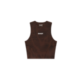 Bandit Stamina Crewneck Race Crop with Contrast Merrow Stitching