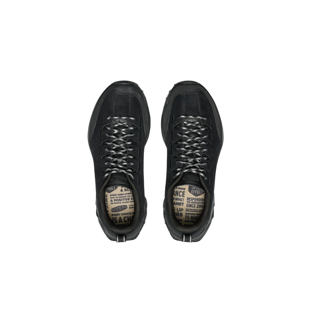 KEEN Men's Jasper Zionic Sneakers in Black and Alloy