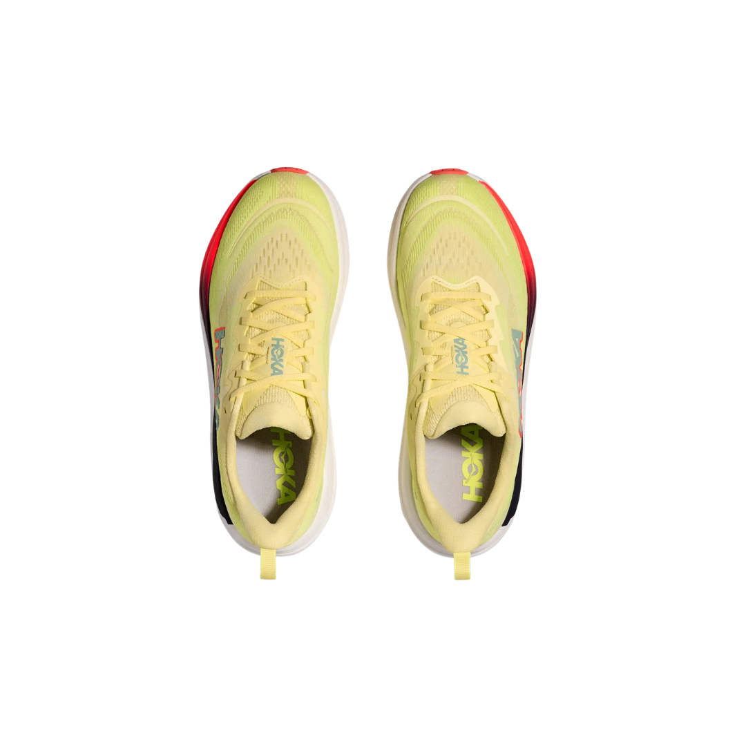 HOKA Skyflow Road Running Shoes in Sunlight and Neon Yuzu