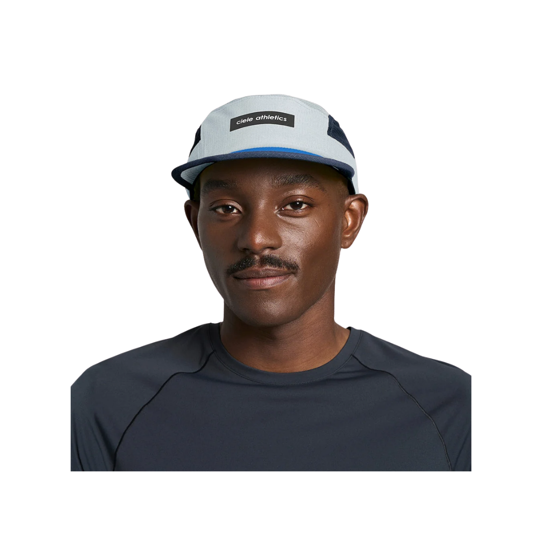 Ciele GOCap Field IconicBar in Quarry DeepSpace with reflective logo and SOFTflat brim