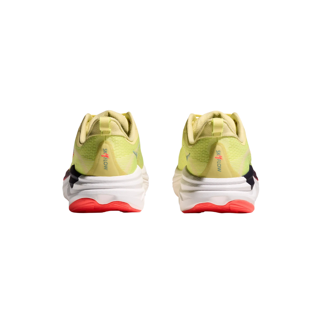 HOKA Skyflow Road Running Shoes in Sunlight and Neon Yuzu