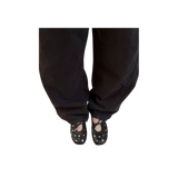 ALOHAS Rosalind All Studs Vintage Effect Brown Leather Ballet Flats